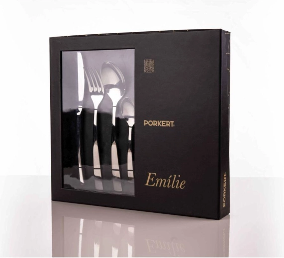 Bestekset EMILIE van roestvrij staal, 24-delig