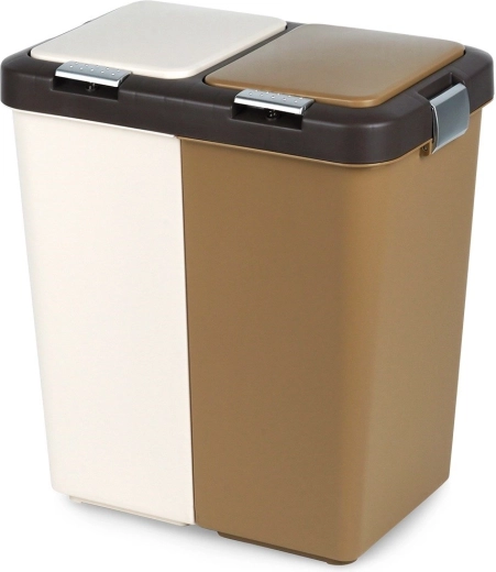 Kunststof afvalscheidingsbak 2×20 l