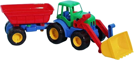 Laadmachine met aanhanger