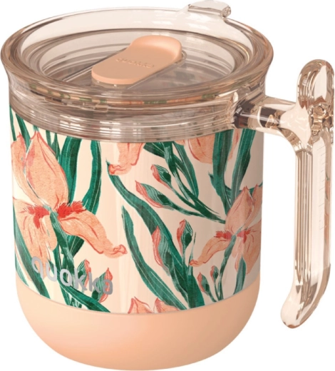 Thermobeker Quokka wave floral peach 260 ml