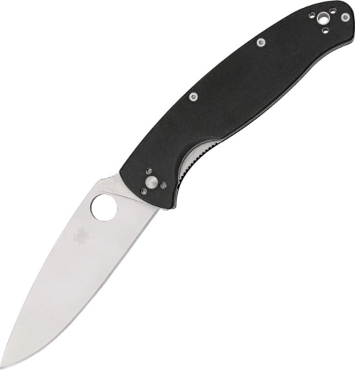 Spyderco Resilience groot zakmes 10,8 cm, zwart, G10