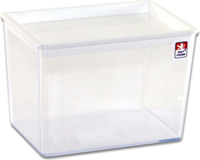 Voorraadbus voor droge etenswaren 0,6 l – hoge rechthoekige, mix kleuren