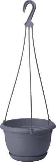 Hangende bloempot Malta 19 cm antraciet