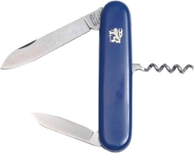 Roestvrijstalen zakmes met kurkentrekker