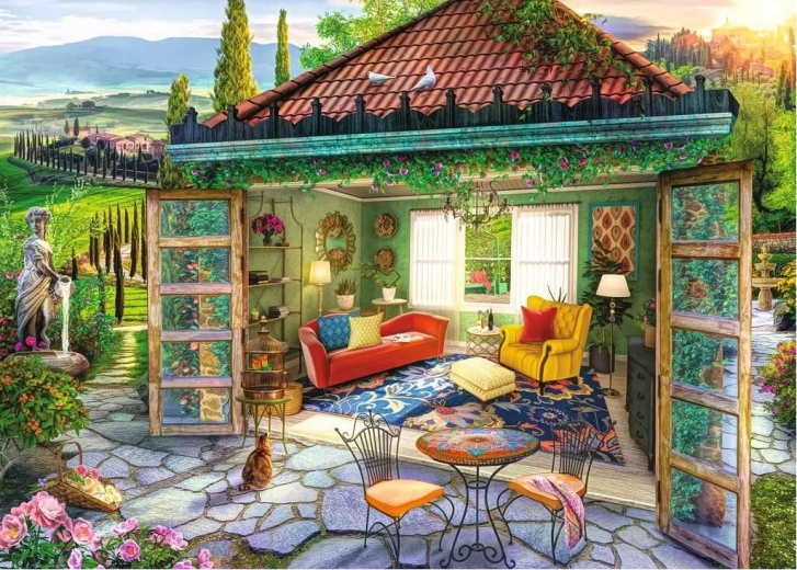 Ravensburger puzzel Tuscan Oasis 1000 stukjes
