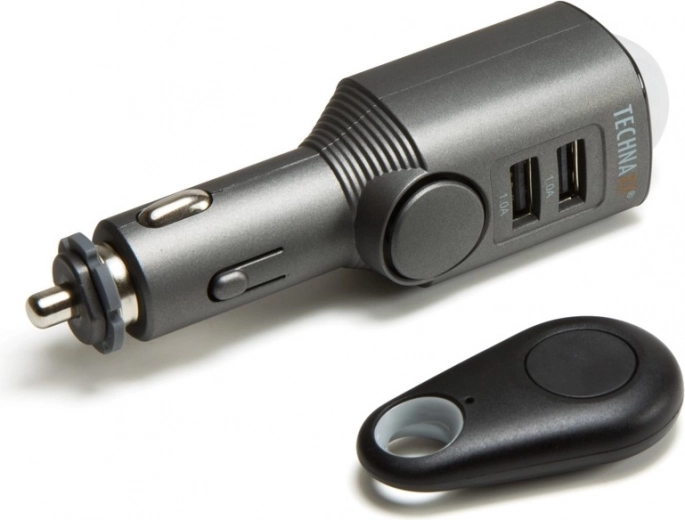 Autoalarm met USB-oplader Technaxx 2 poorten