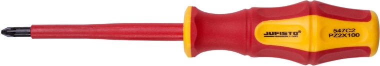 Elektricienskruis-schroevendraaier PZ2 6×100 mm VDE