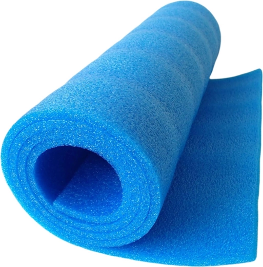 Acra oefenmat 180 × 50 cm, 8 mm, blauw - 1 stuk