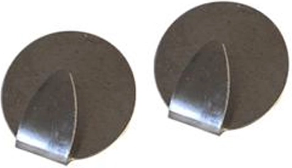 TORO roestvrijstalen haakjes, set van 2 stuks