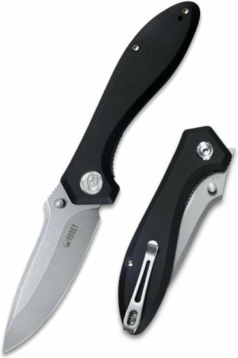 zakmes Kubey Ruckus Black 8,4 cm G10 met clip