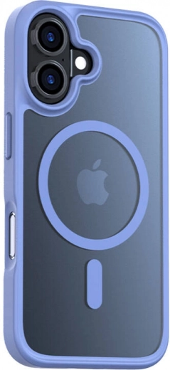 Torras Guardian Magnetic hoesje voor iPhone 16 blauw