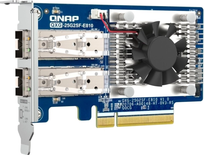 QNAP QXG-25G2SF-E810-netwerkkaart 2× 25GbE SFP28 PCIe