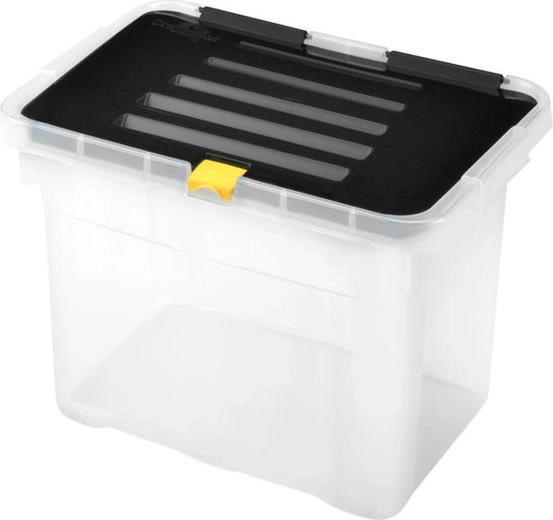 Kunststof opbergbox met deksel 9 l, 30 × 23 × 20 cm