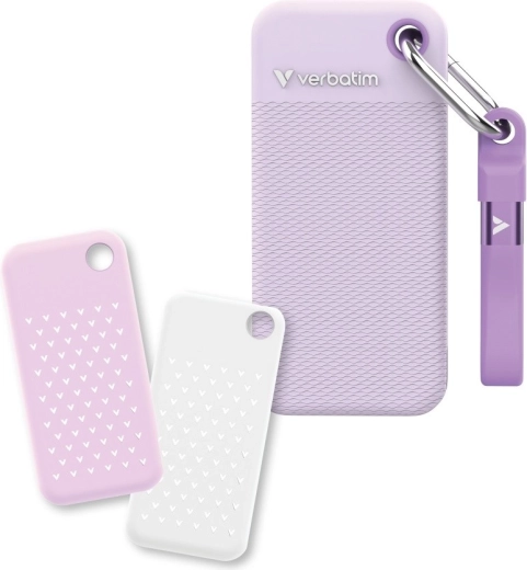 draagbare ssd-schijf 1 tb usb‑c 3.2 gen 2 verbatim pocket ssd summer edition