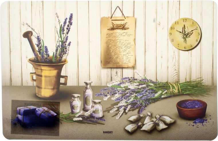 Kunststof placemat LAVENDER 43 × 28 cm