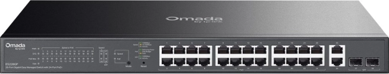 Omada eenvoudig beheerde gigabit switch 28-poorts PoE+