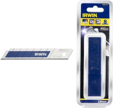 Afbreekbare bimetalen messen 18 mm IRWIN, blauw (8 stuks)