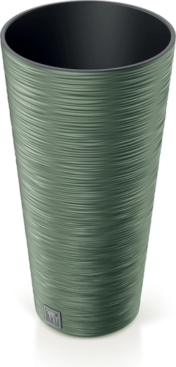 Bloempot Furu Slim 25 cm – aards groen