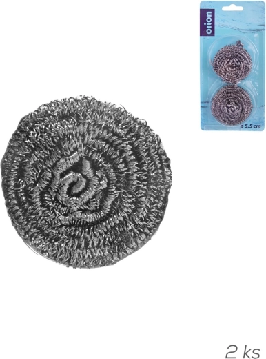 Metalen schuurspons 6,5 cm (2 stuks)
