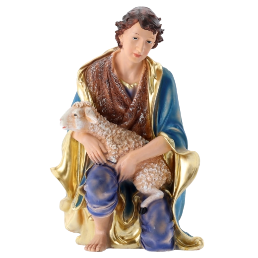 Herderfiguur voor kerststal 60 cm