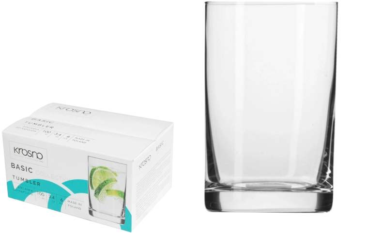 Set glazen Krosno Basic 100 ml – 6 stuks