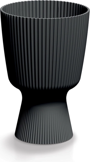 Bloempot Milly Round 14,6 cm antraciet
