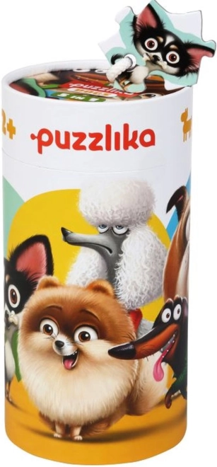 Puzzlika Honden 5-in-1 – kinderlegpuzzel met 27 stukjes