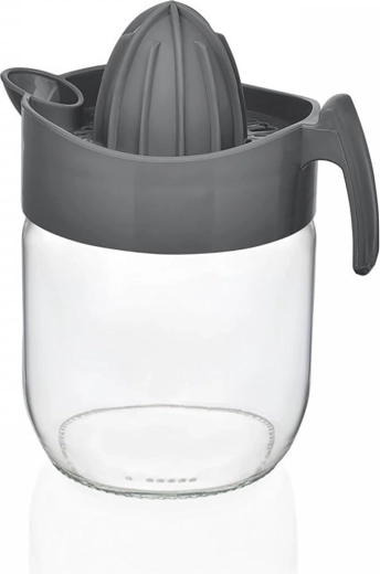 citruspers met kom 0,425 l glas/kunststof mix kleuren