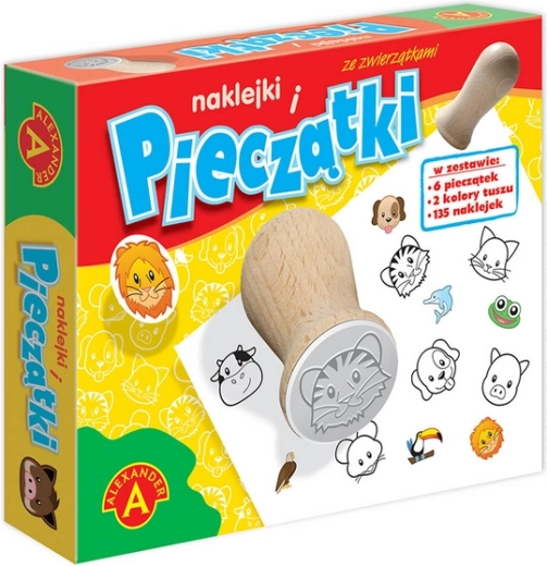 Stempels en stickers met dieren - Alexander