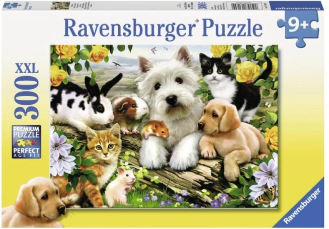 Ravensburger puzzel Happy Animal Buddies 300 stukjes