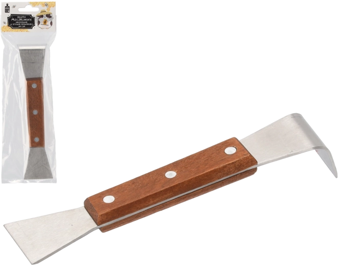 Imkersbeitel van roestvrij staal met houten handgreep 20 cm