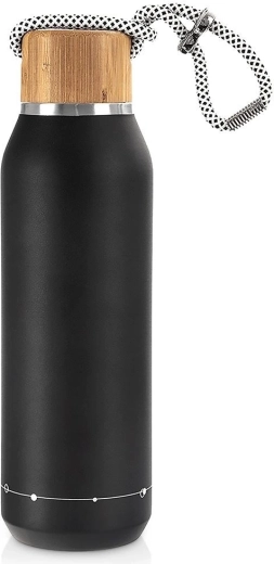 Orion thermosfles van roestvrij staal, zwart, 580 ml