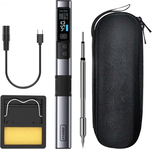 Fnirsi HS-02A intelligente soldeerbout 100 W