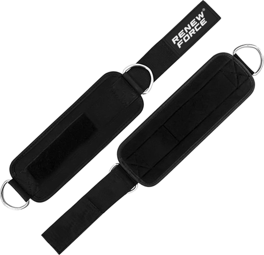 Set enkelbanden voor kabelapparaat met 2 karabiners
