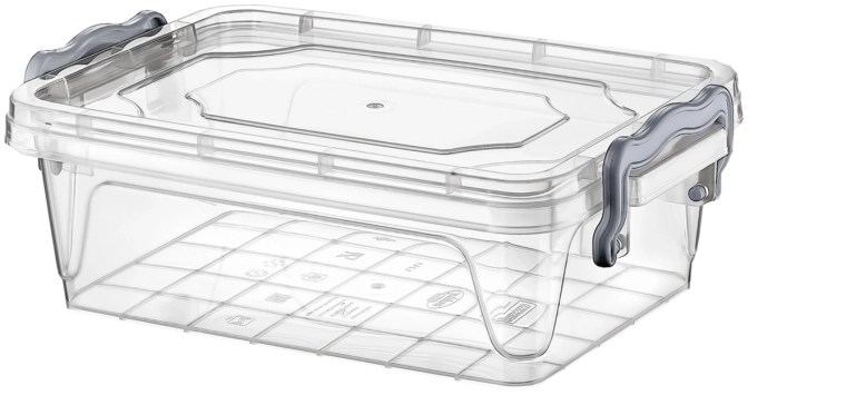 Kunststof opbergbox Multi Box 3,8 l met deksel