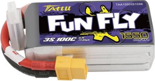 Tattu Fun Fly accu 1550mAh 11,1V