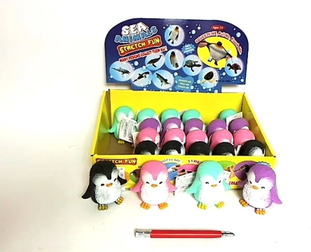 Pinguïn met munt – figuurtje 8 cm