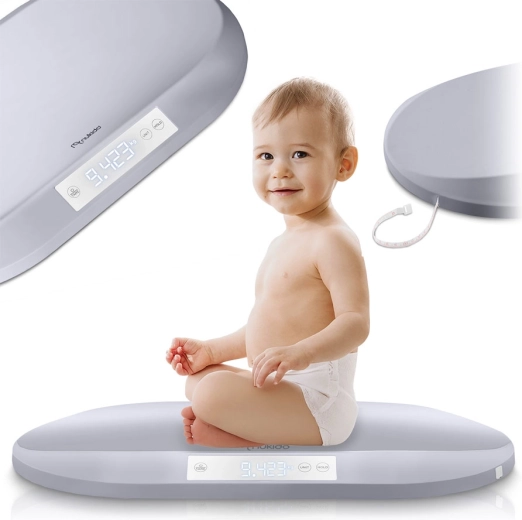 Elektronische babyweegschaal Nukido met hoge nauwkeurigheid en meetlint