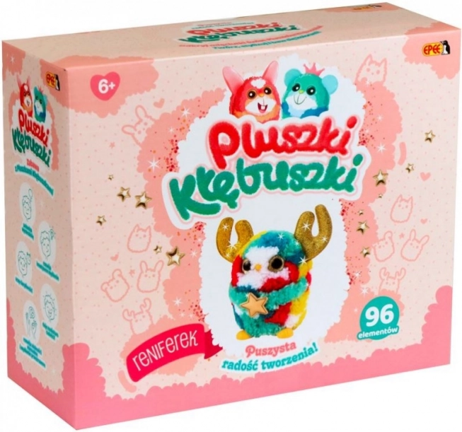 Creatieve set Pluszki-Kłębuszki 96 onderdelen rendier