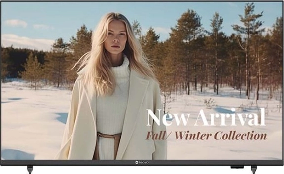 Grootformaat UHD-monitor 55" 350 cd/m², contrast 1200:1, 16/7