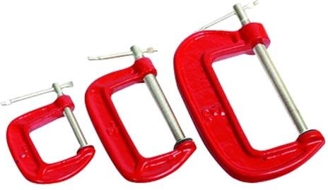 Set metalen G-klemmen 25, 50 en 75 mm