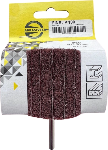 Gecombineerde lamellenschijf met schacht 50 × 30 × 6 mm – middelgrof