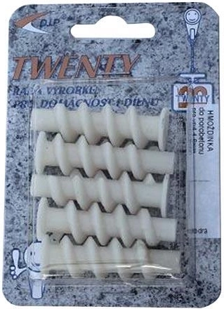 Schroefplug voor gasbeton met inschroefmontage, blister 5 stuks