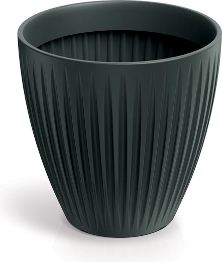 Bloempot Latia Round Midl 40 cm antraciet