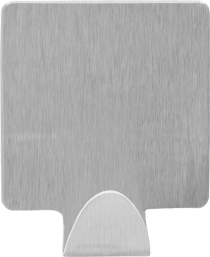 Zelfklevende hoekige haak van roestvrij staal, set van 3 stuks