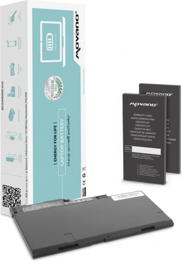 Movano-batterij voor HP EliteBook 740/750/840 G1/G2 (4400 mAh, 49 Wh)