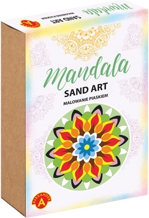 Zandkunst mandala 3 – schilderen met zand