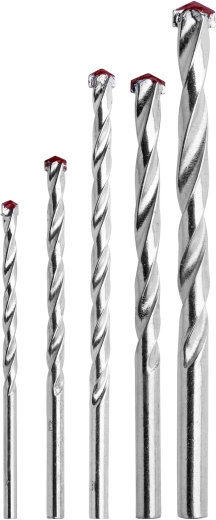 Boorenset voor metselwerk 4–10 mm, 5 stuks