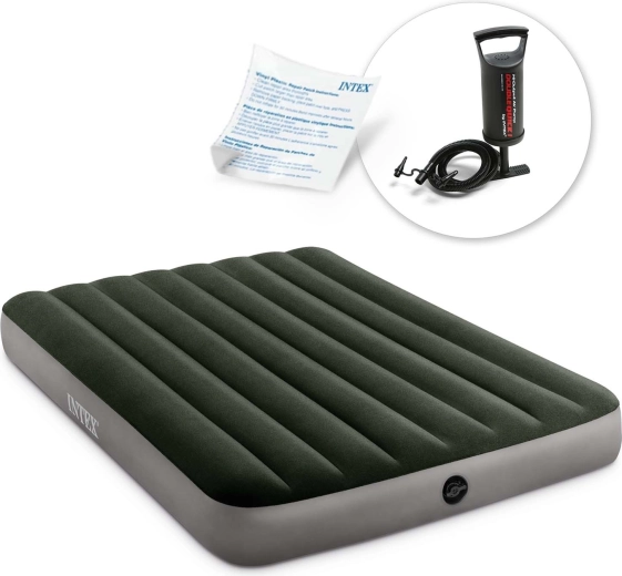 Intex-luchtbed voor twee personen met handpomp 191 × 137 × 25 cm