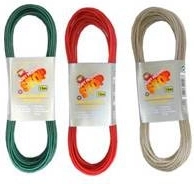 Metalen waslijn 15 m met kunststof coating